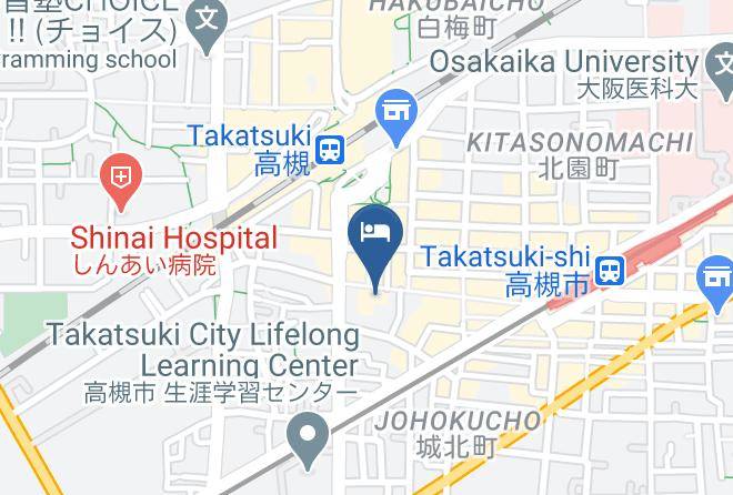 Takatsuki City - Work Hotel Takatsuki Maps