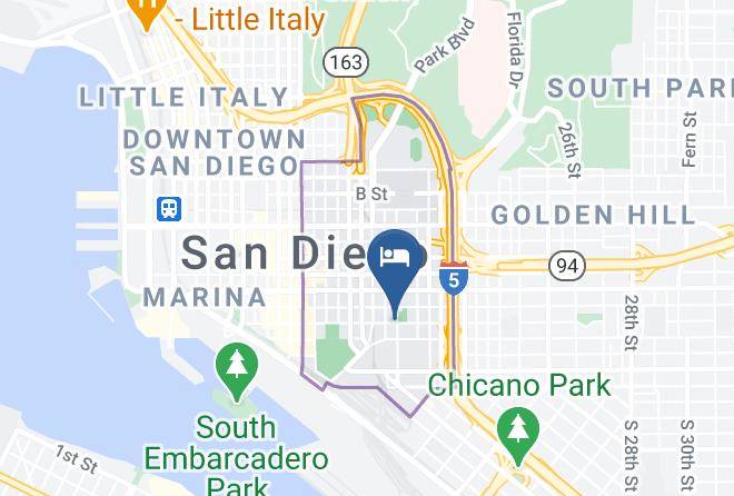 San Diego - Workman Hotel Maps