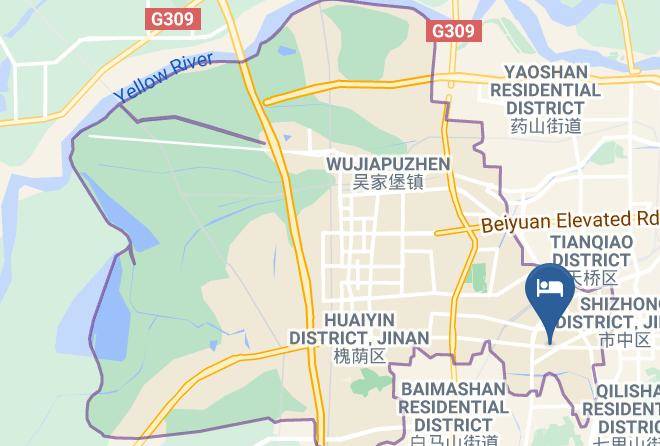 Ji Nan - World Hotel Jinan Harmony Square Maps