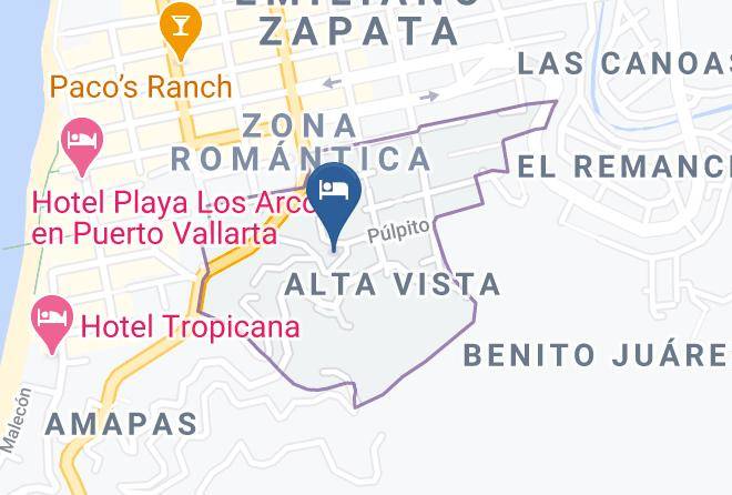 Puerto Vallarta - World International Vacation Club Alta Vista Maps
