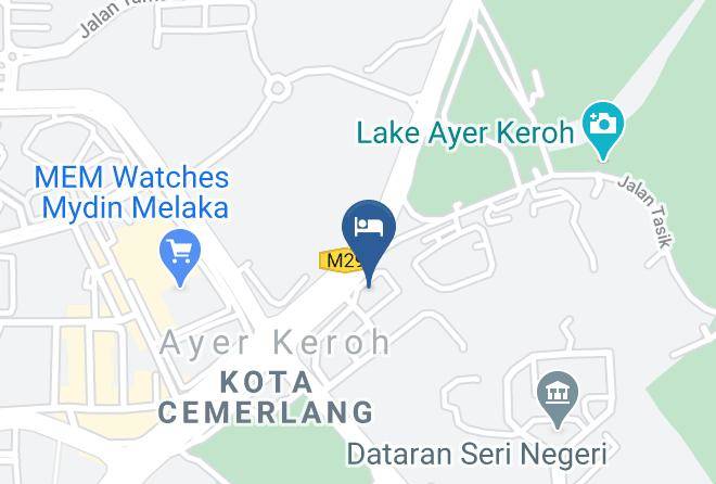 Melaka Tengah - World Youth Hotel Ayer Keroh Malacca Maps