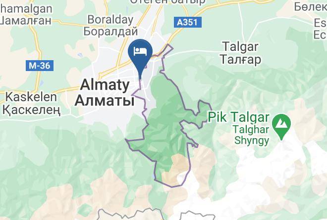 Almaty City - Worldhotel Saltanat Almaty Maps