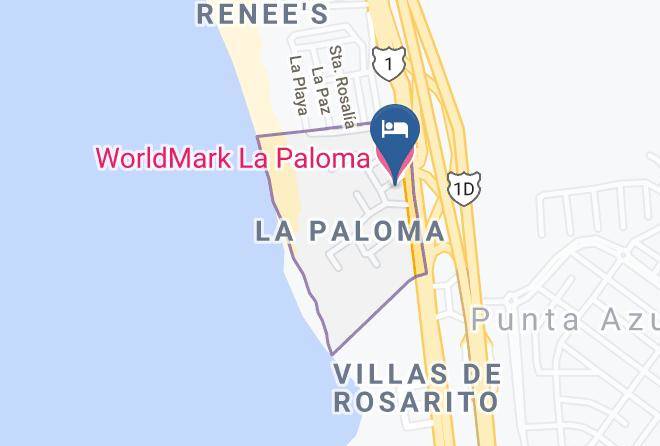 Rosarito Beach Municipality - Worldmark La Paloma Maps