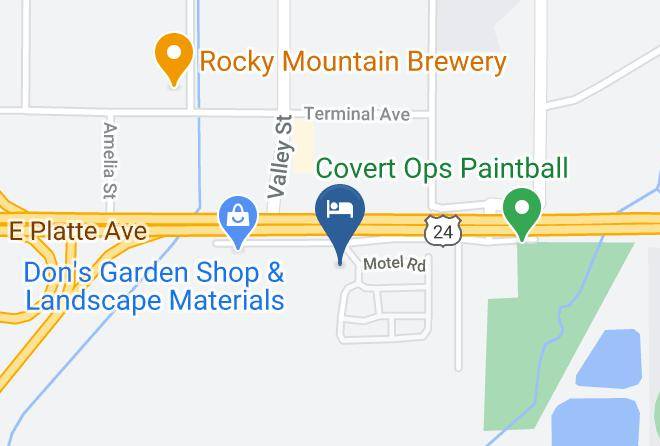 El Paso - Wrangler Motel & Rv Ranch Maps