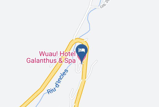 Canillo - Wuau Hotel Galanthus & Spa Maps