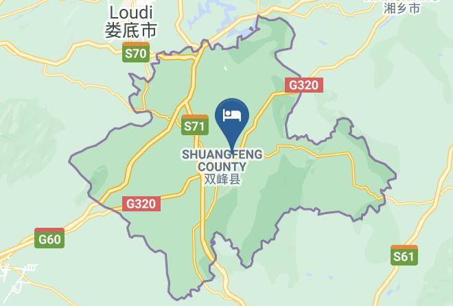 Loudi - Wucai Jintian Hotel Maps