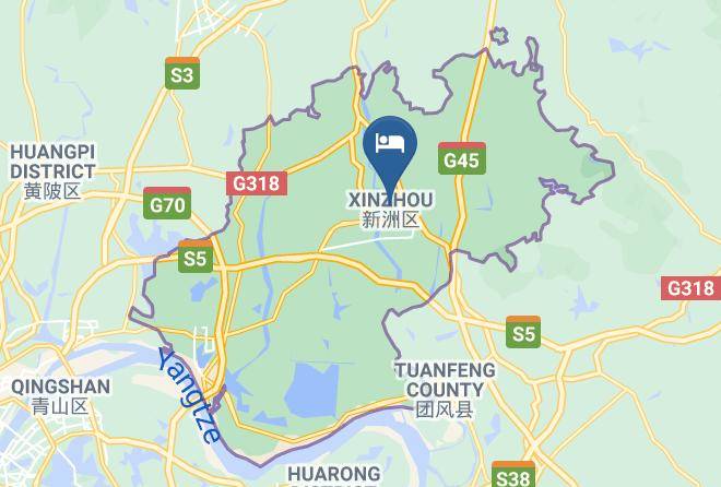 Wuhan - Wuhan Xinzhou New Grand Hotel Maps