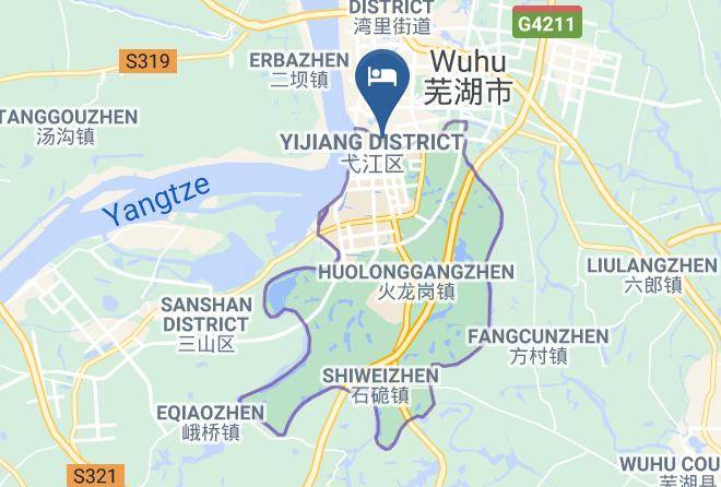 Wuhu - Wuhu Aoxin Commerce Hotel Maps