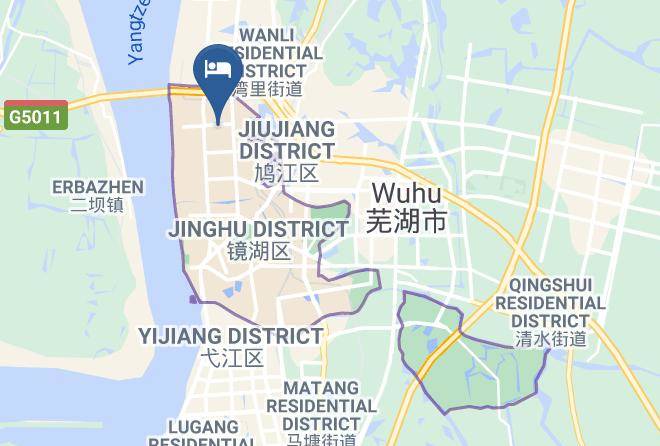 Wuhu - Wuhu Jinguan Yarui Business Hotel Maps