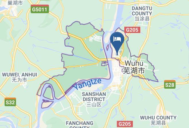 Wuhu - Wuhu Tiandu Express Hotel Maps