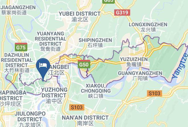 Jiangbei District - Wuji Shancheng Hotel Maps