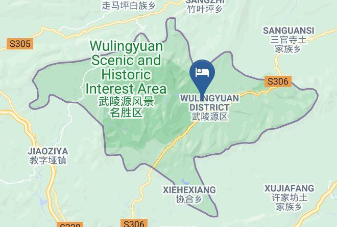 Zhangjiajie - Wulingyuan Hotel Maps