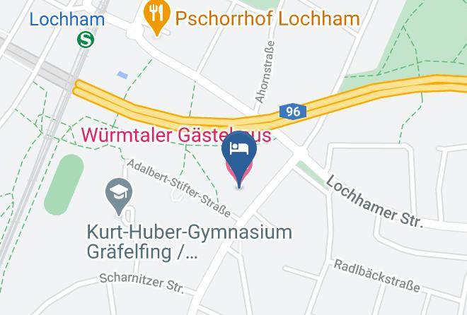 Munich District - Wurmtaler Gastehaus Maps