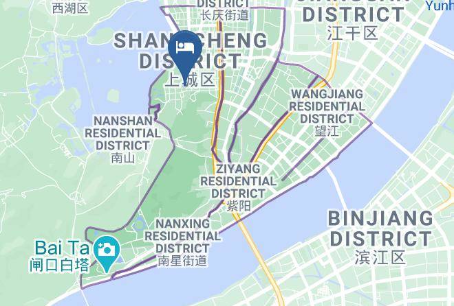Hangzhou - Wushan Minglou Hotel Maps