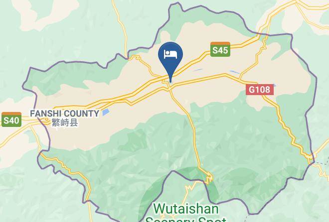 Wutaishan Chaoyang Hotel Wuye Temple Map