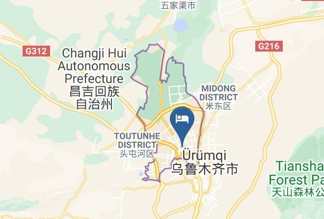 Urumqi - Wutieju Honglou Hotel Maps