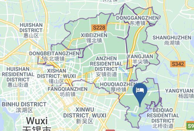 Wuxi - Wuxi Dangkou Scholars Hotel Maps