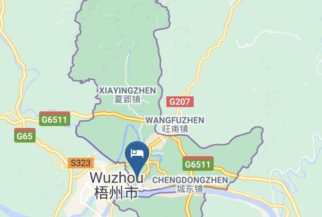 Wuzhou - Wuzhou Dream Night Hotel Maps