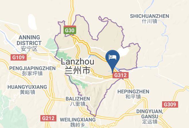 Lanzhou - Wuzhou Haojue Hotspring Business Club Maps
