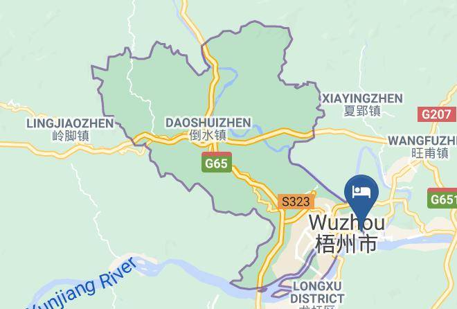 Wuzhou - Wuzhou Qinghuayuan Hotel Maps