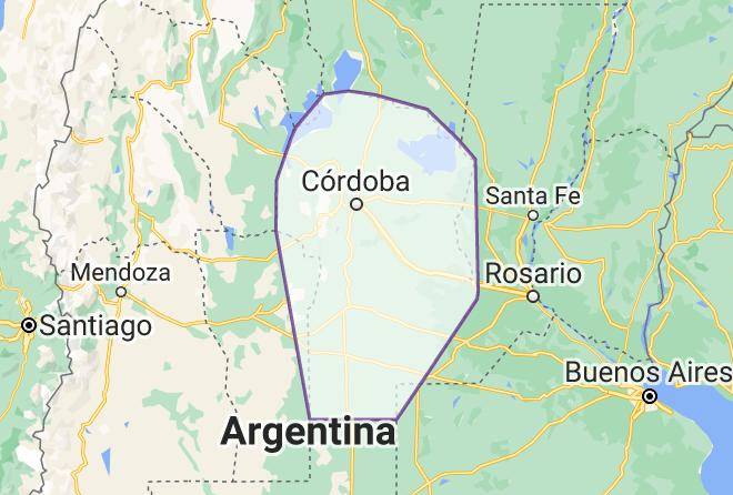Tercero Arriba Department - Www Sierraschicas Com Ar Maps
