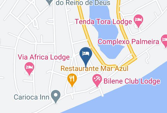 Bilene - Www Viaafricalodge Com Maps
