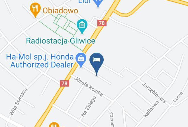 Gliwice - Wygodne Pokoje H114 Maps