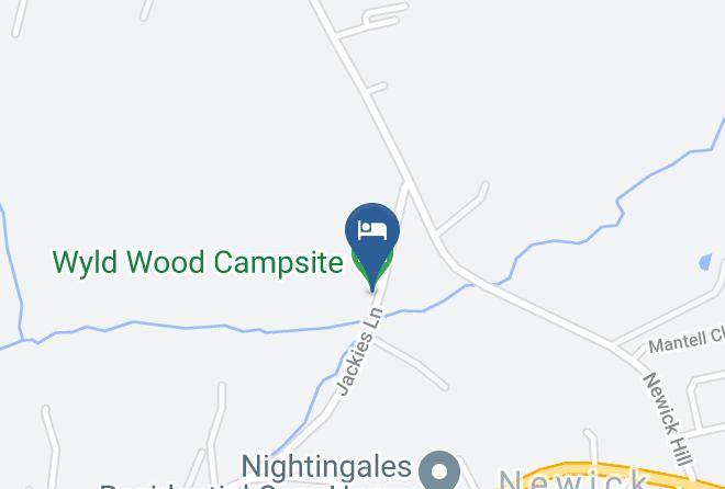 East Sussex - Wyld Wood Campsite Maps
