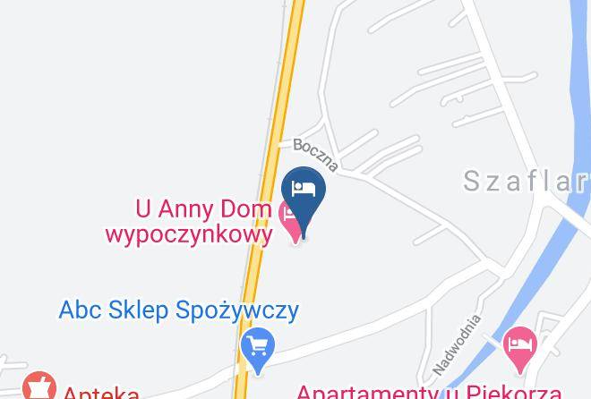Wynajem Pokoi Anna Map
