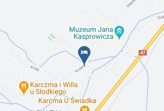 Tatrzanski - Wynajem Pokoi Krole 1a Maps