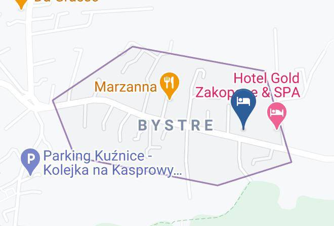 Wynajem Pokoi U Zalinskich Map