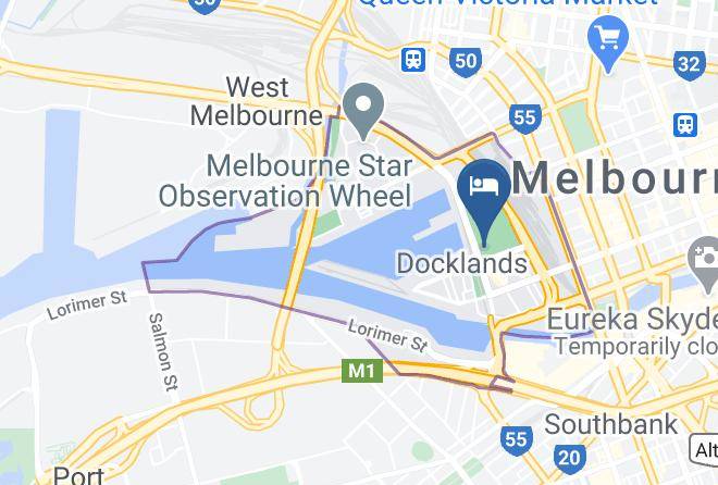 Melbourne - 100 Harbour Esplanade Maps