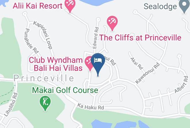 Kauai - Wyndham Bali Hai Villas Maps