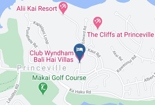 Kauai - Club Wyndham Bali Hai Villas Maps