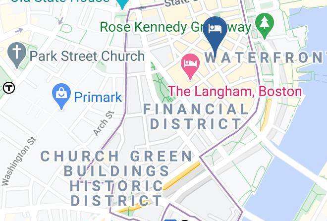 Hilton Boston Downtown Faneuil Hall Map