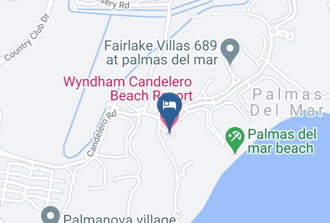 Humacao - Wyndham Candelero Beach Resort Maps