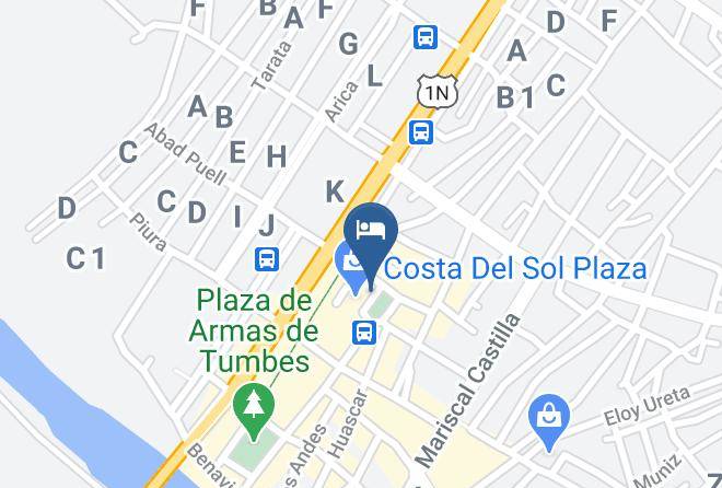 Tumbes - Hotel Costa Del Sol Wyndham Tumbes Maps
