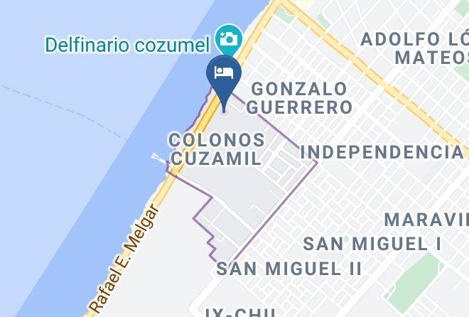 Cozumel - Wyndham Cozumel Hotel & Resort Maps