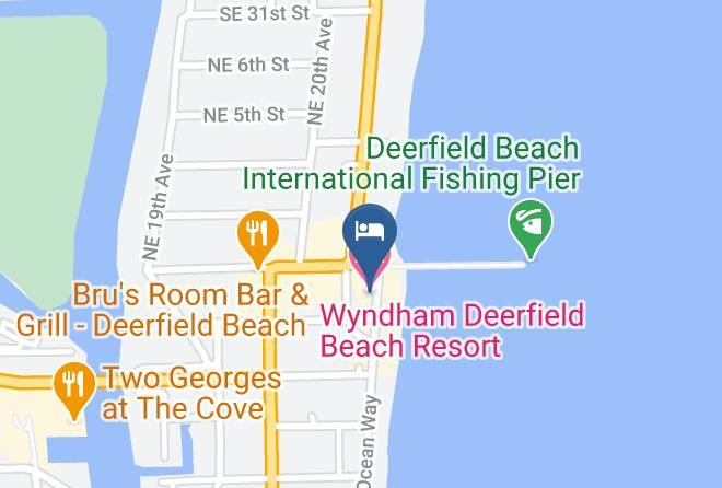 Wyndham Deerfield Beach Resort Map