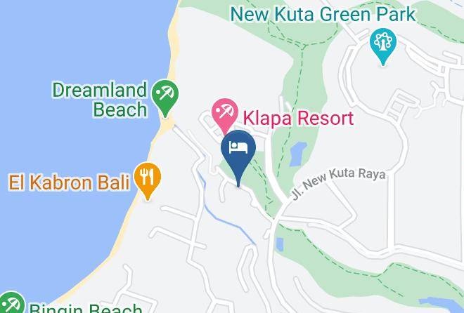 Wyndham Dreamland Resort Bali Map