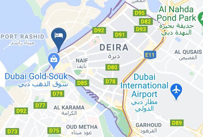 Dubai - Wyndham Dubai Deira Maps