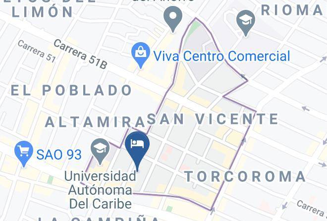 Barranquilla - Wyndham Garden Barranquilla Maps