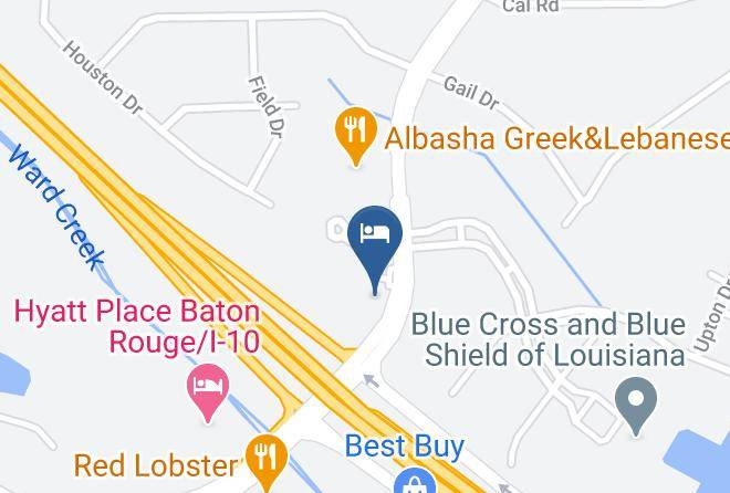 East Baton Rouge Par - Wyndham Garden Baton Rouge Maps