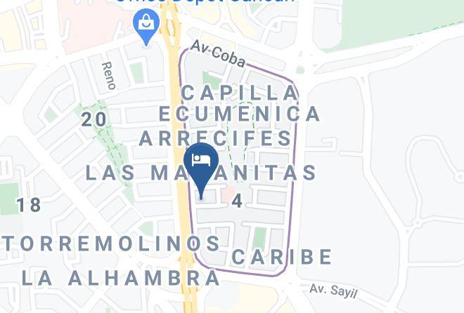 Benito Juarez - Wyndham Garden Cancun Downtown Maps