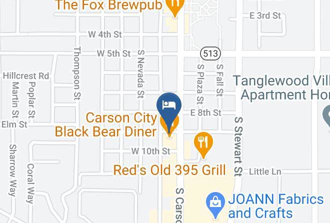 Carson City City - The Federal Hotel Downtown Carson City Ascend Hotel Collection Maps