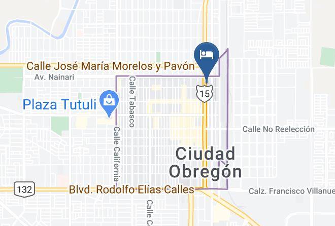 Cajeme - Wyndham Garden Ciudad Obregon Maps