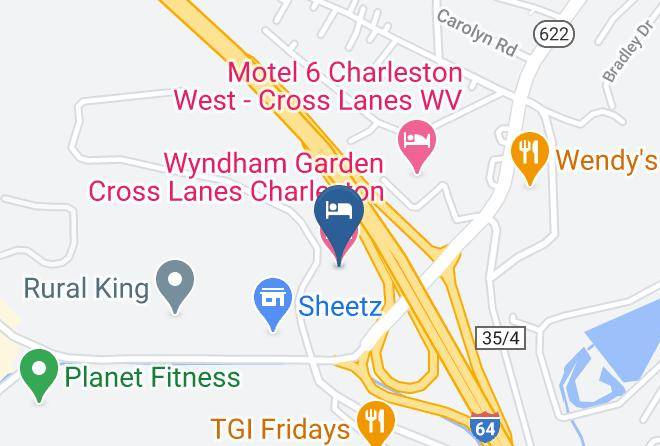 Kanawha - Wyndham Garden Cross Lanes Charleston Maps