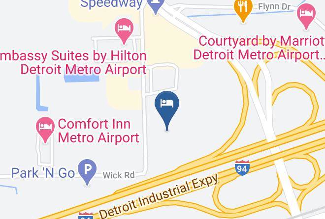 Wayne County - Wyndham Garden Romulus Detroit Metro Airport Maps