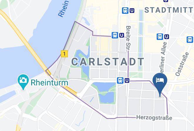 Dusseldorf - Wyndham Garden Dusseldorf City Centre Konigsallee Maps