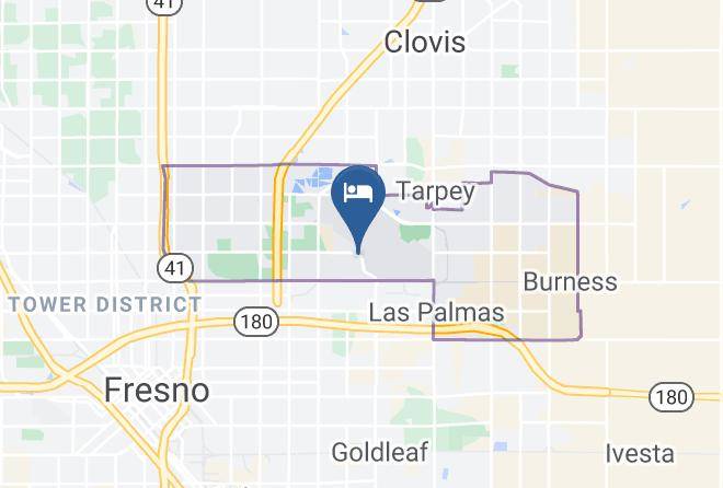 Fresno - Wyndham Garden Fresno Yosemite Airport Maps